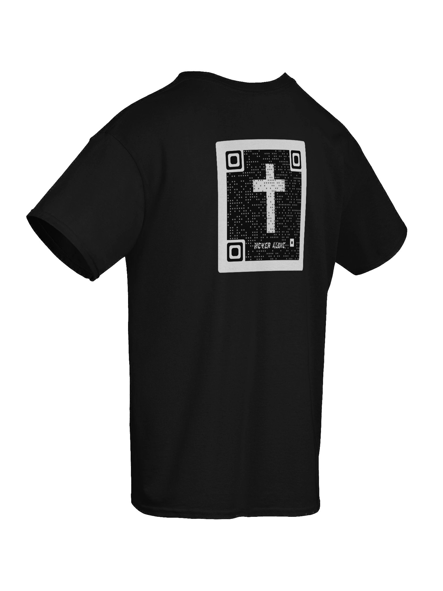 Never Alone QR Code T-Shirt product image (11)