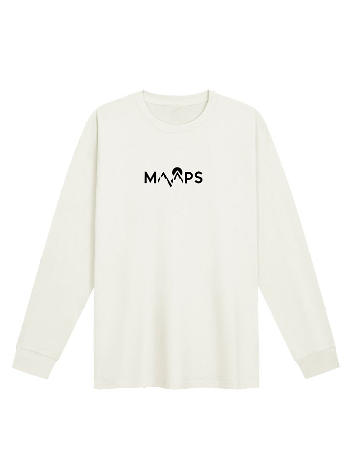 Long Sleeve MAAPS Tee - Black Logo product image (9)