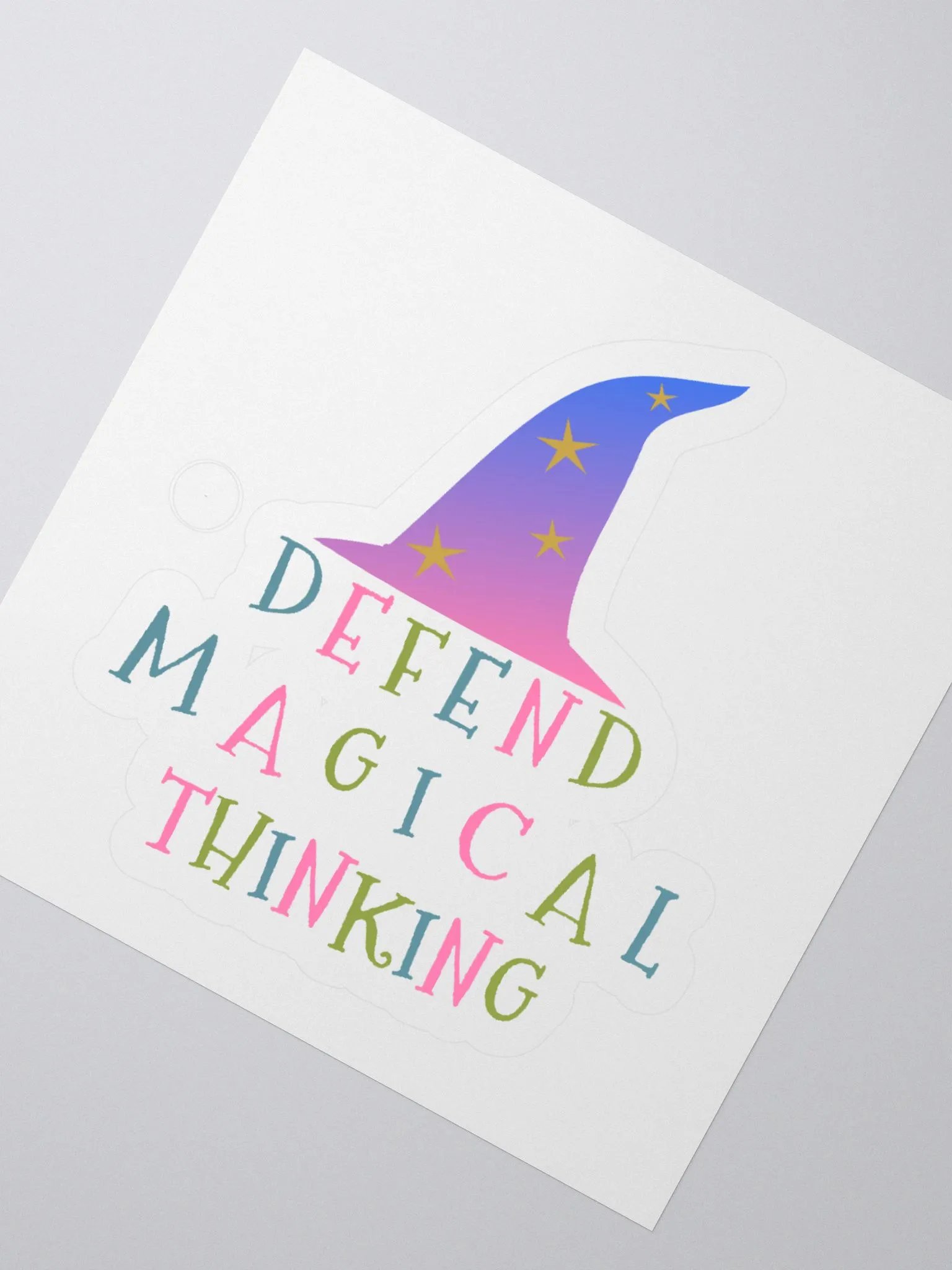 Defend Magical Thinking Sticker product image (6)