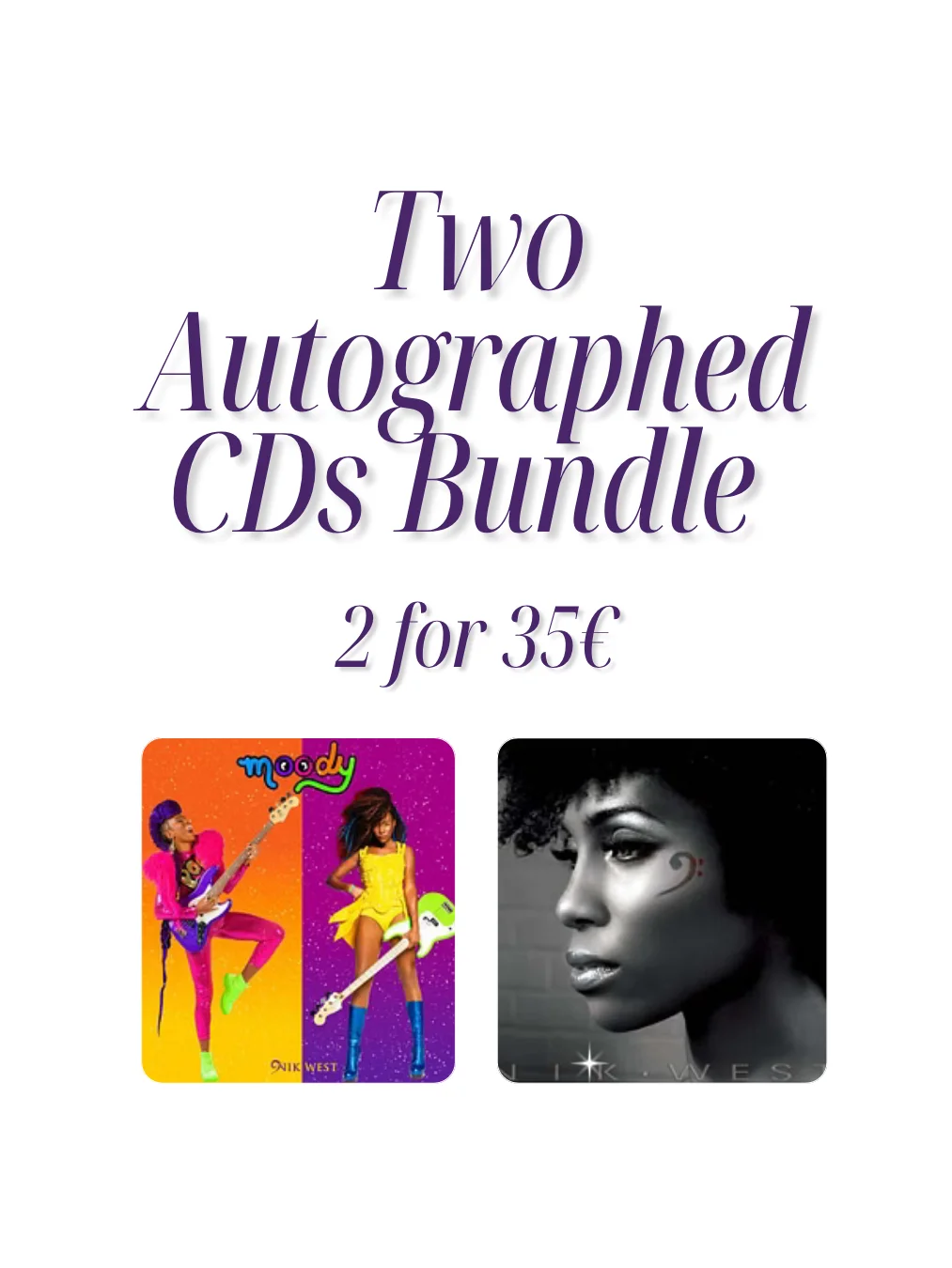 Two Autographed CDs Bundle product image (1)