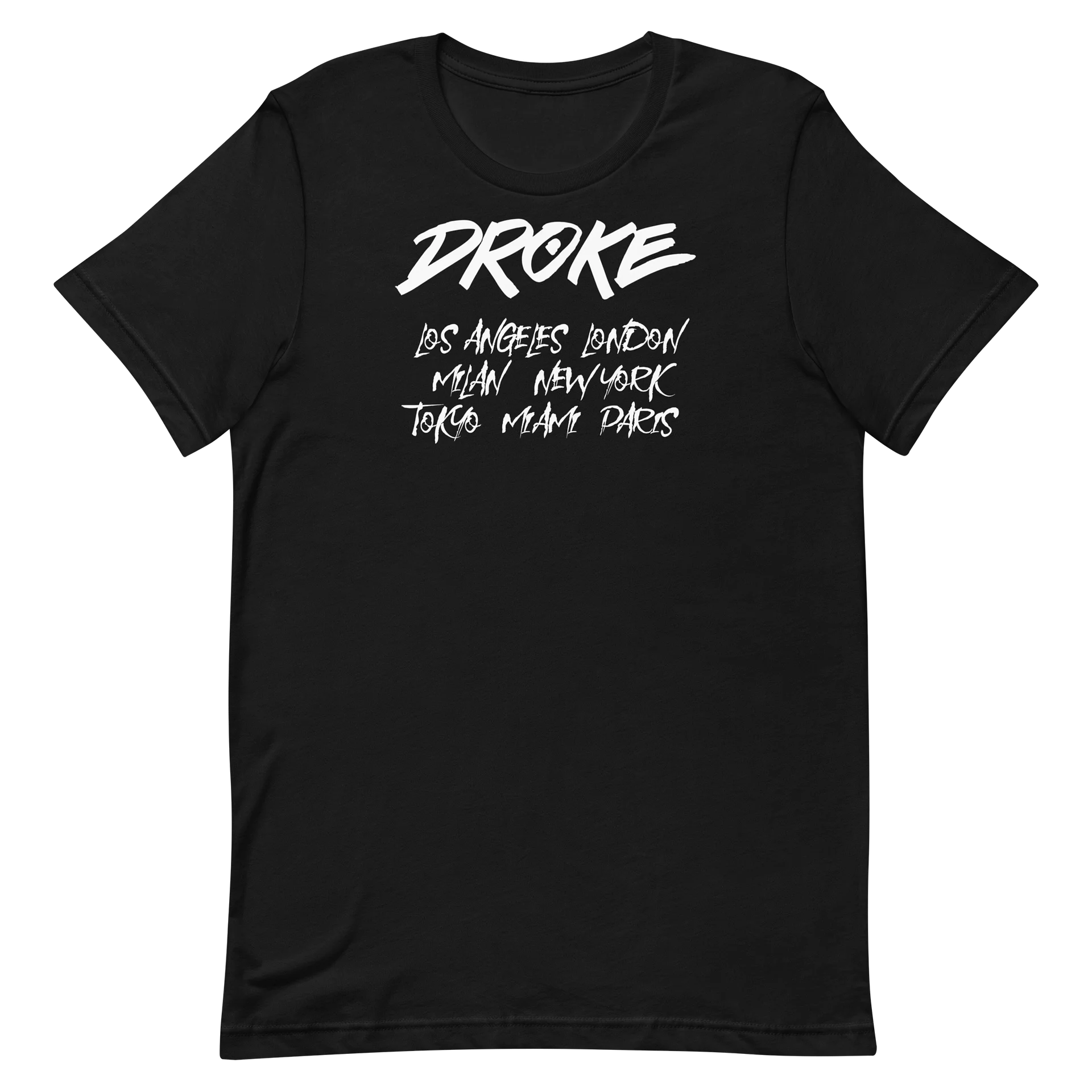 DROKE - Worldwide White logo T-shirt product image (2)
