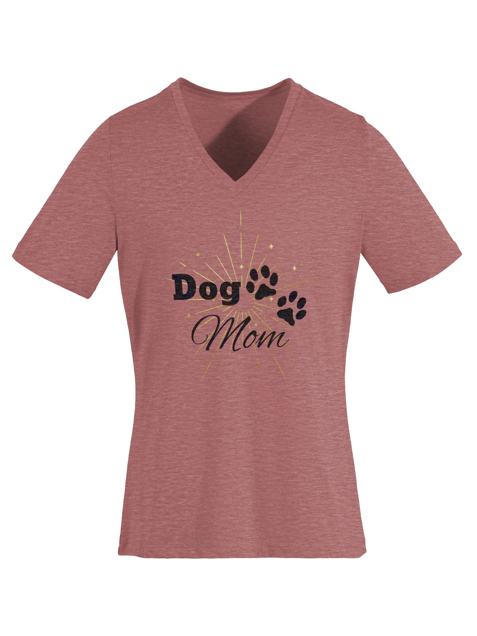 Dog Mom V-Neck Tee product image (41)