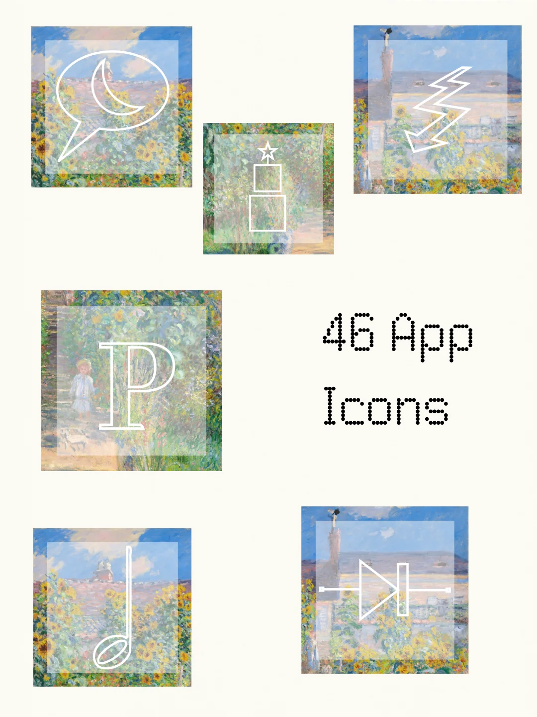 Monet Graphic Design App Icons product image (1)
