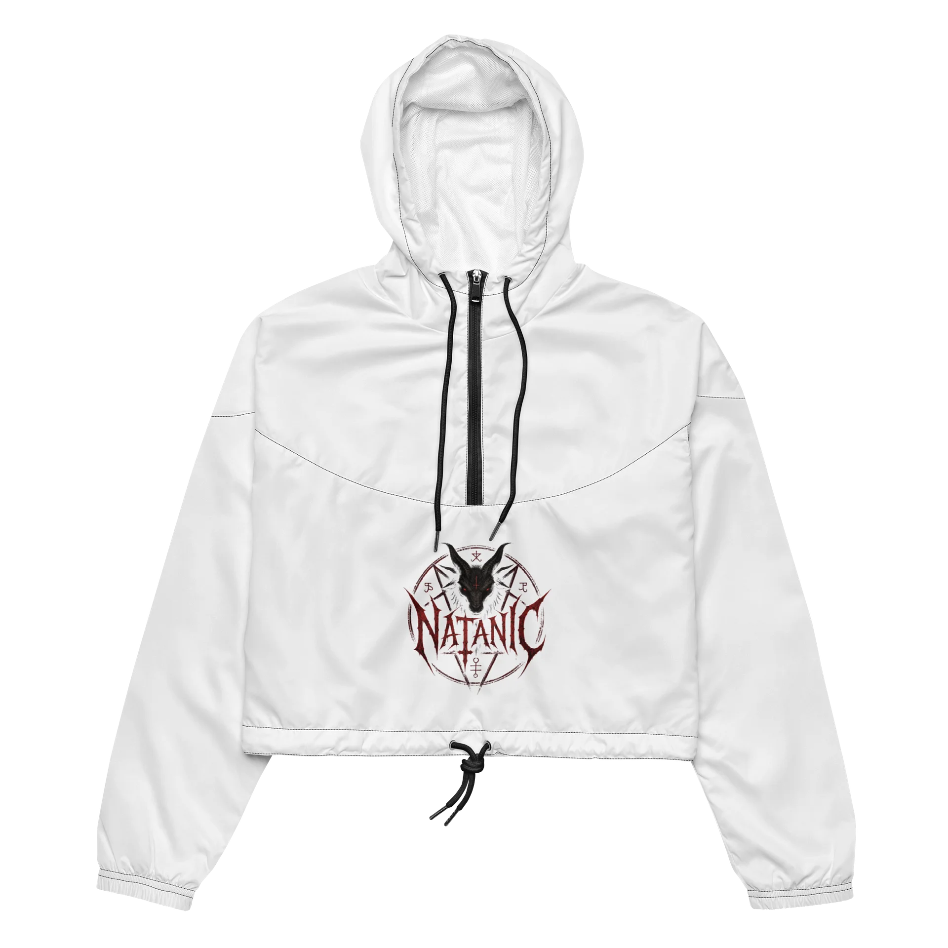 Crimson Goat Pentagram Crop Windbreaker product image (2)