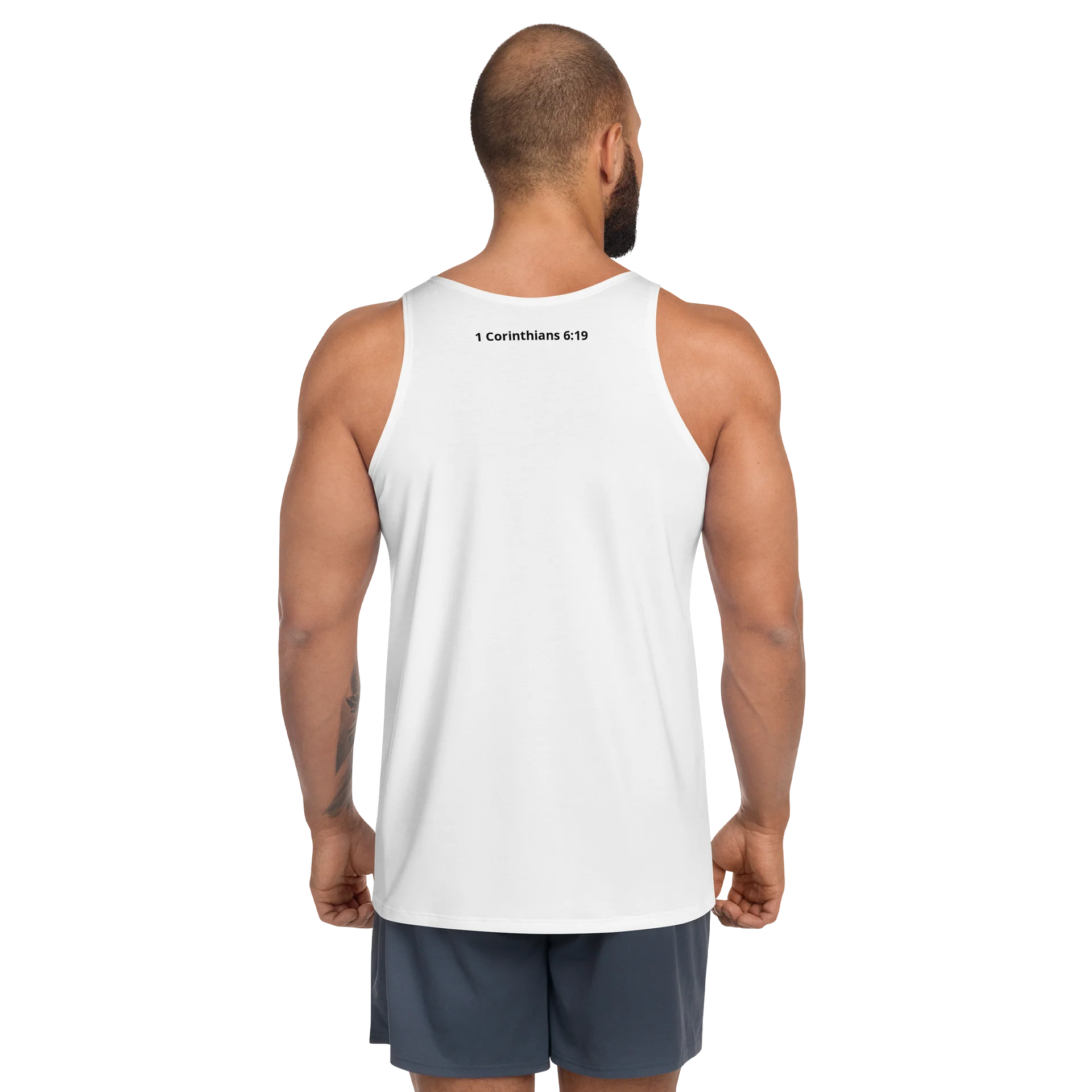 His House Mens Performance Tank - White product image (4)