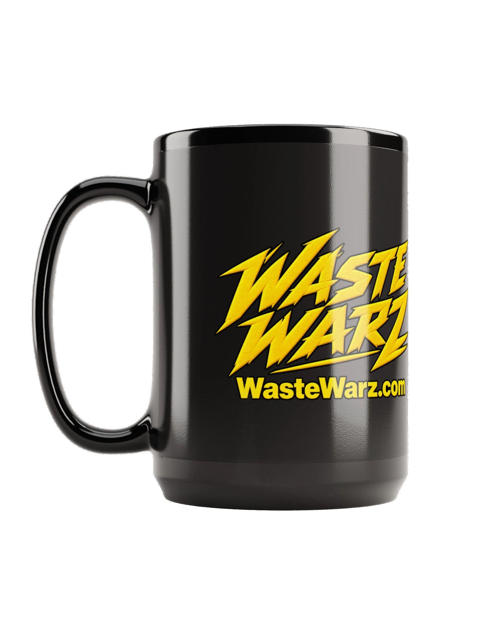 Waste Warz — 15 oz Black Coffee Mug product image (1)