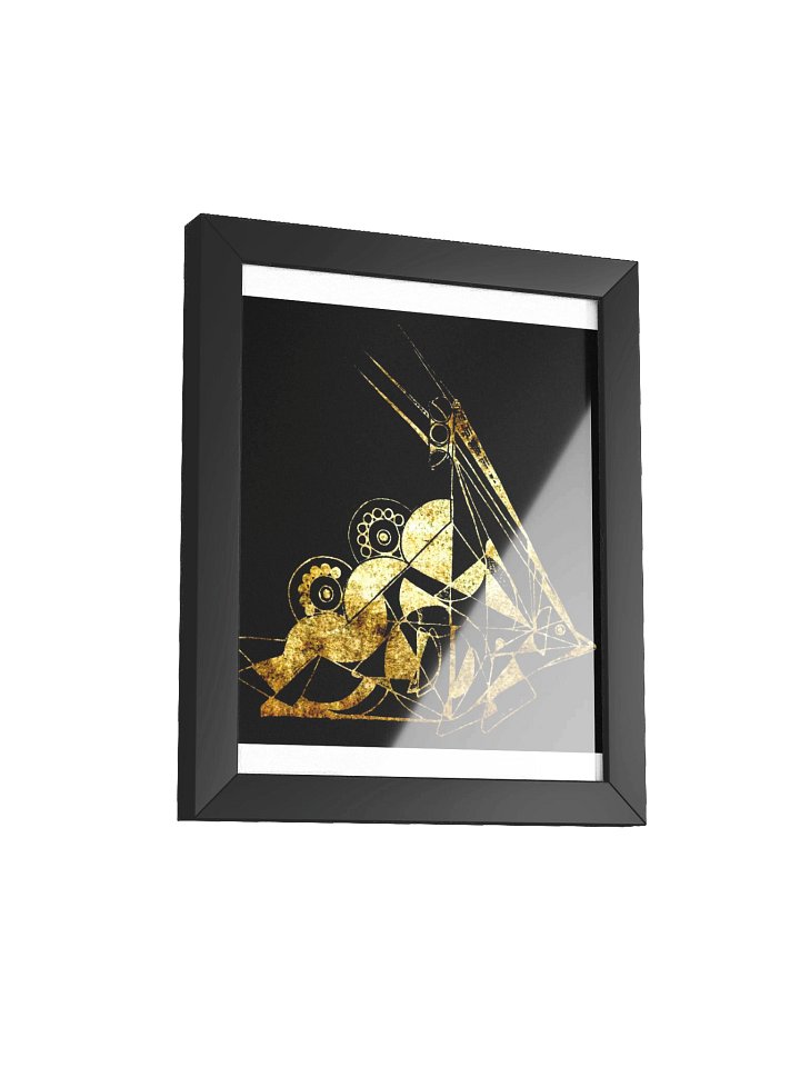 Creatures of the Abyss – Gold Edition – Framed Print product image (2)