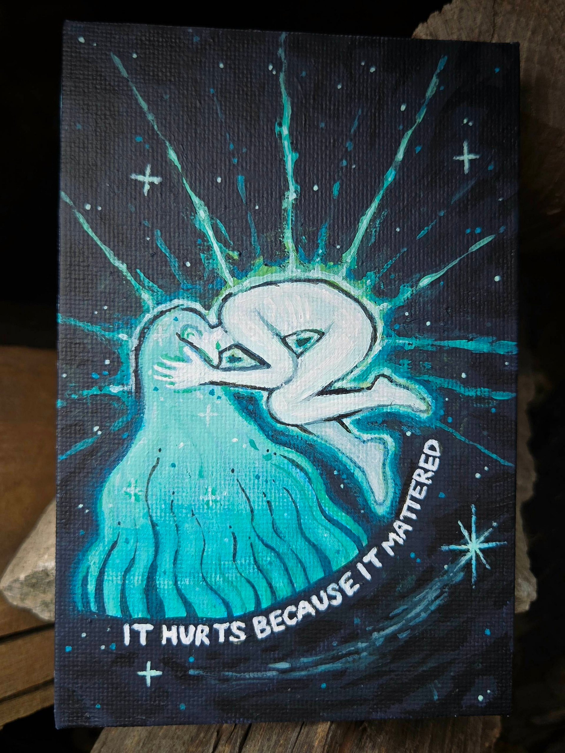 'It Hurts Because It Mattered', Original Painting product image (1)