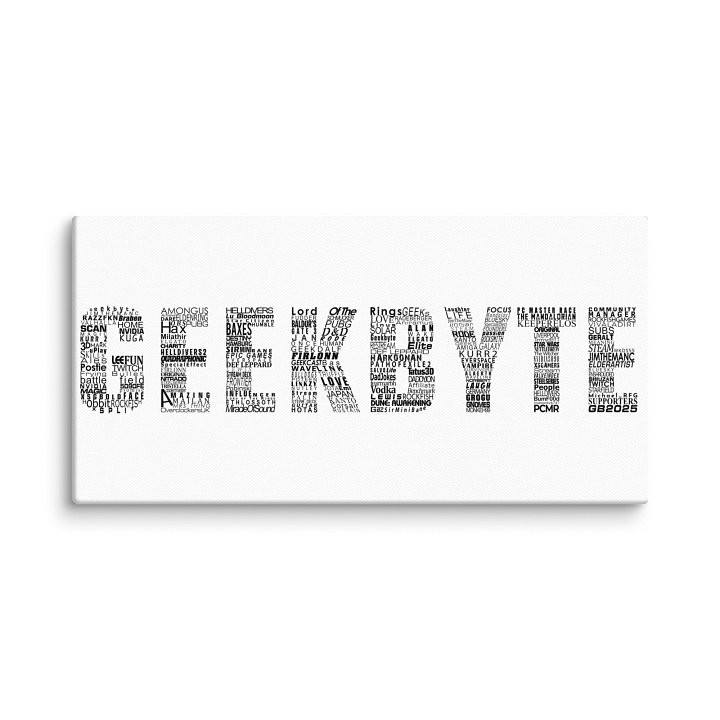 Geekbyte Word Logo Canvas product image (1)
