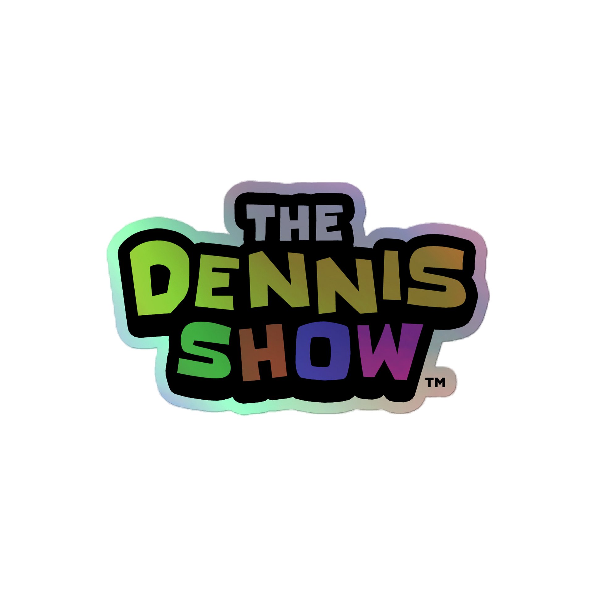 The Dennis Show Logo Holographic Sticker product image (1)
