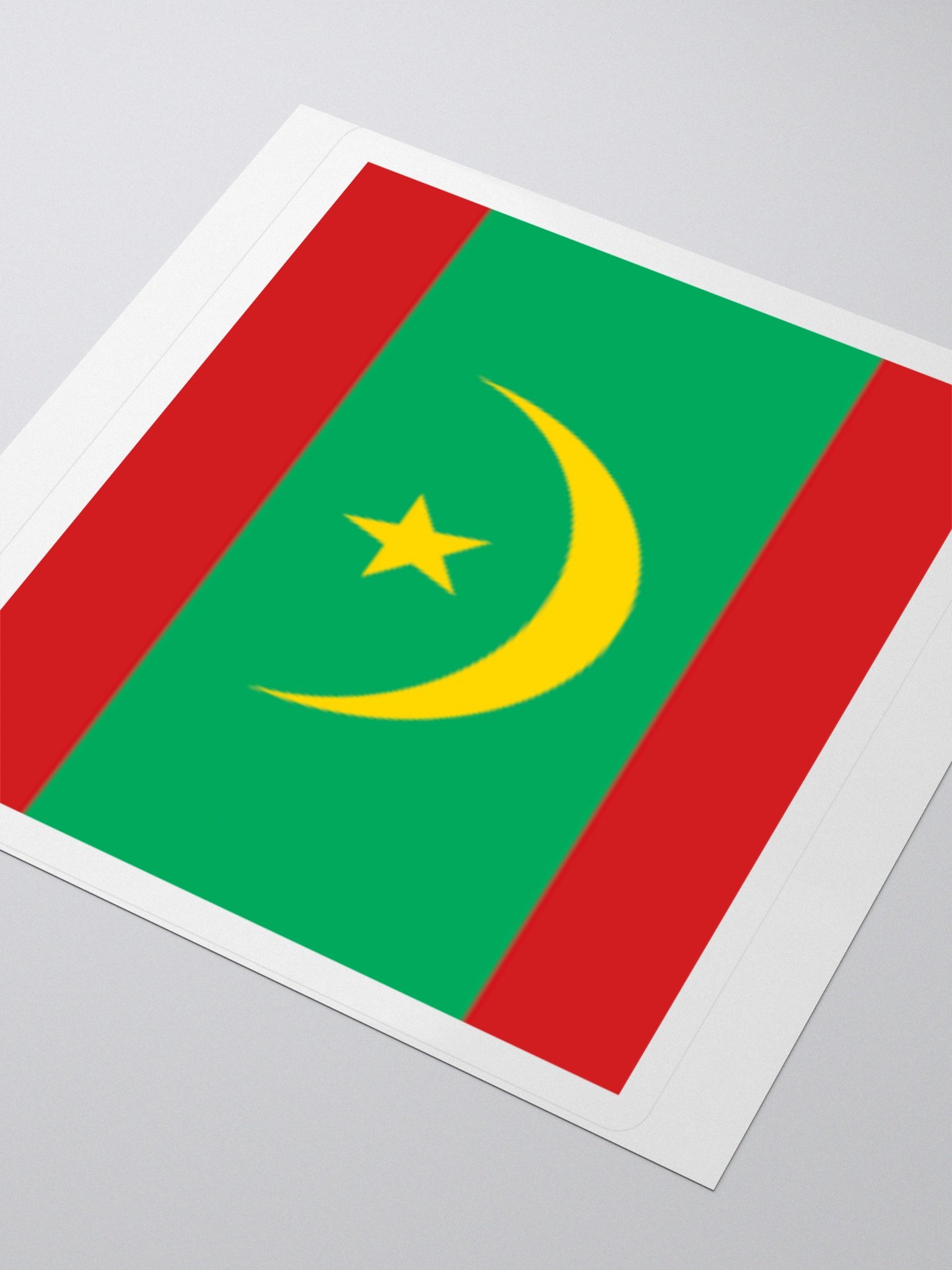 Mauritania National Flag Sticker - Exclusive Design, Premium Vinyl, Multiple Sizes product image (7)