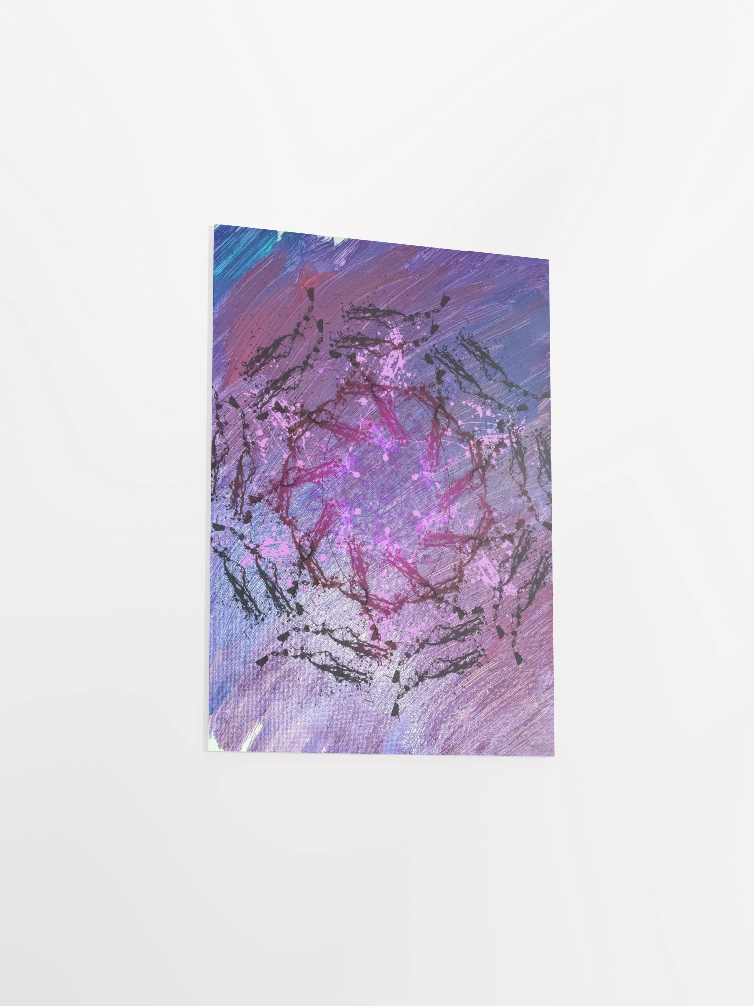 Violet Singularity Abstract Poster product image (3)