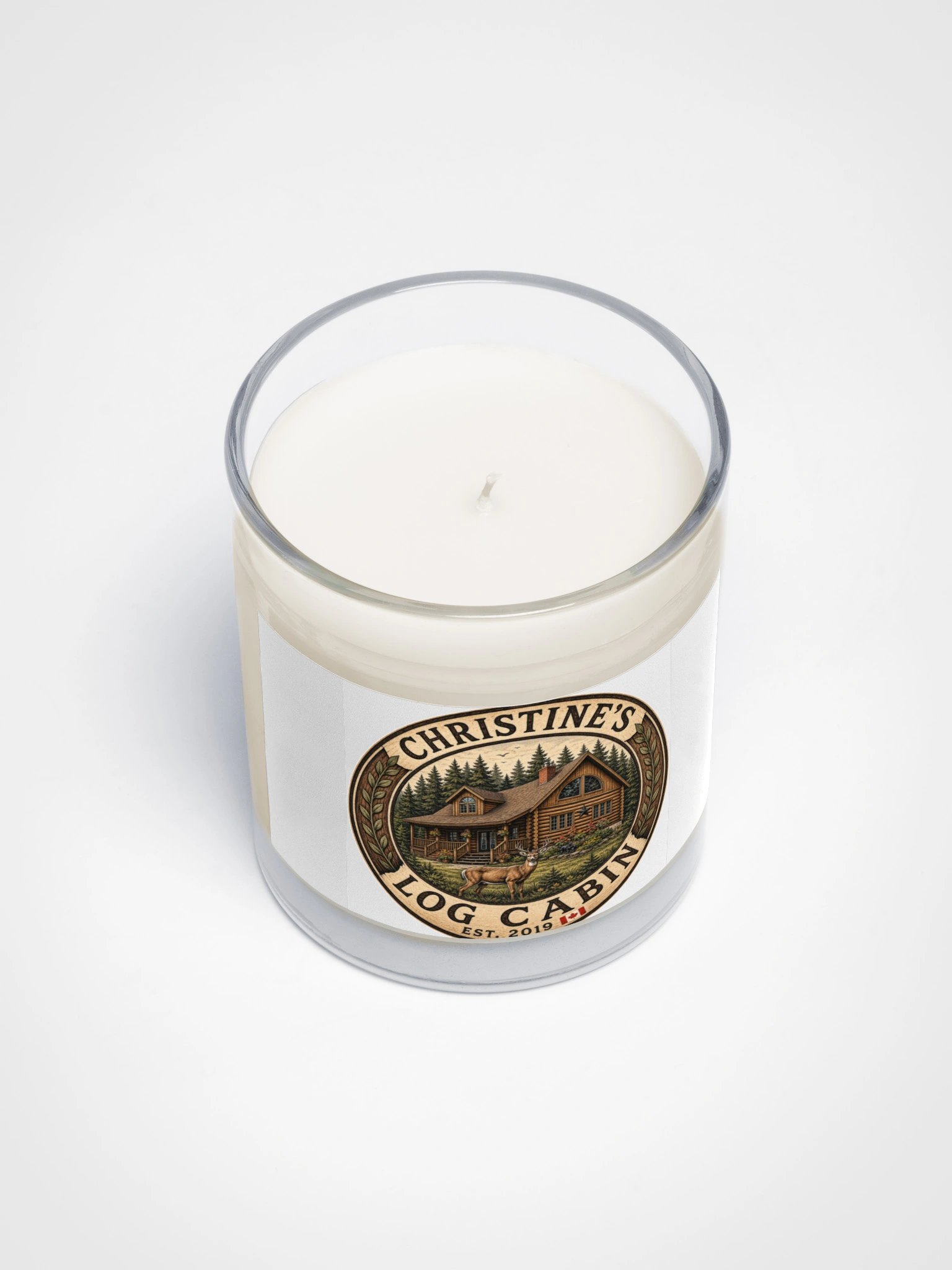 Christine's Log Cabin Soy Wax Candle | Cozy Woods product image (3)