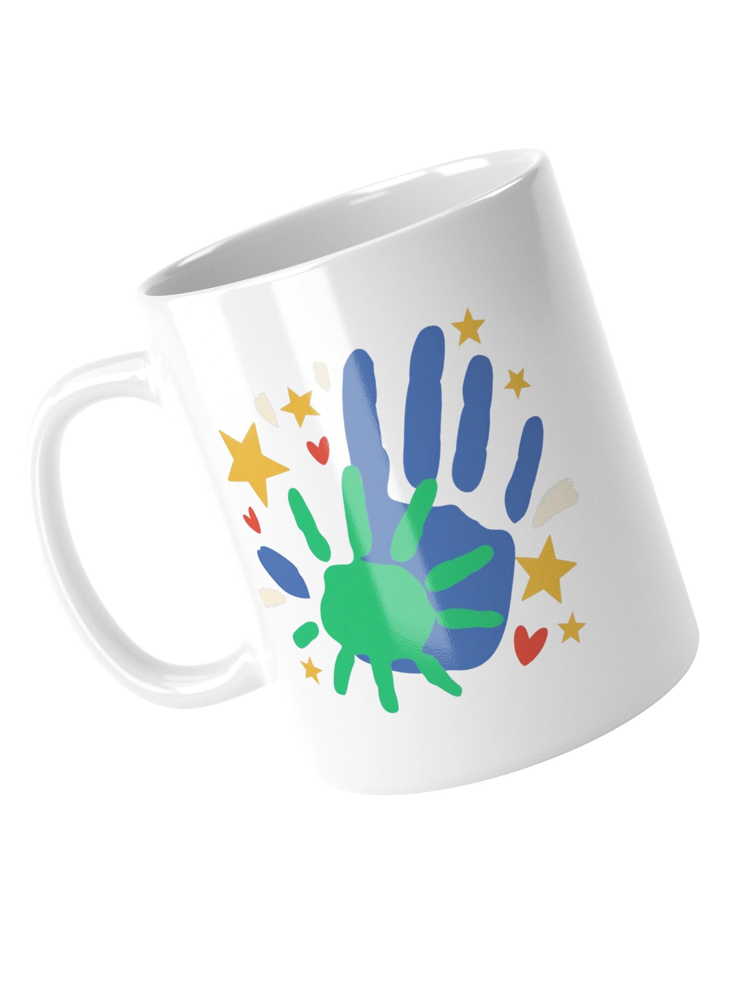 Dad and Me Heart Handprint Coffee Mug product image (13)