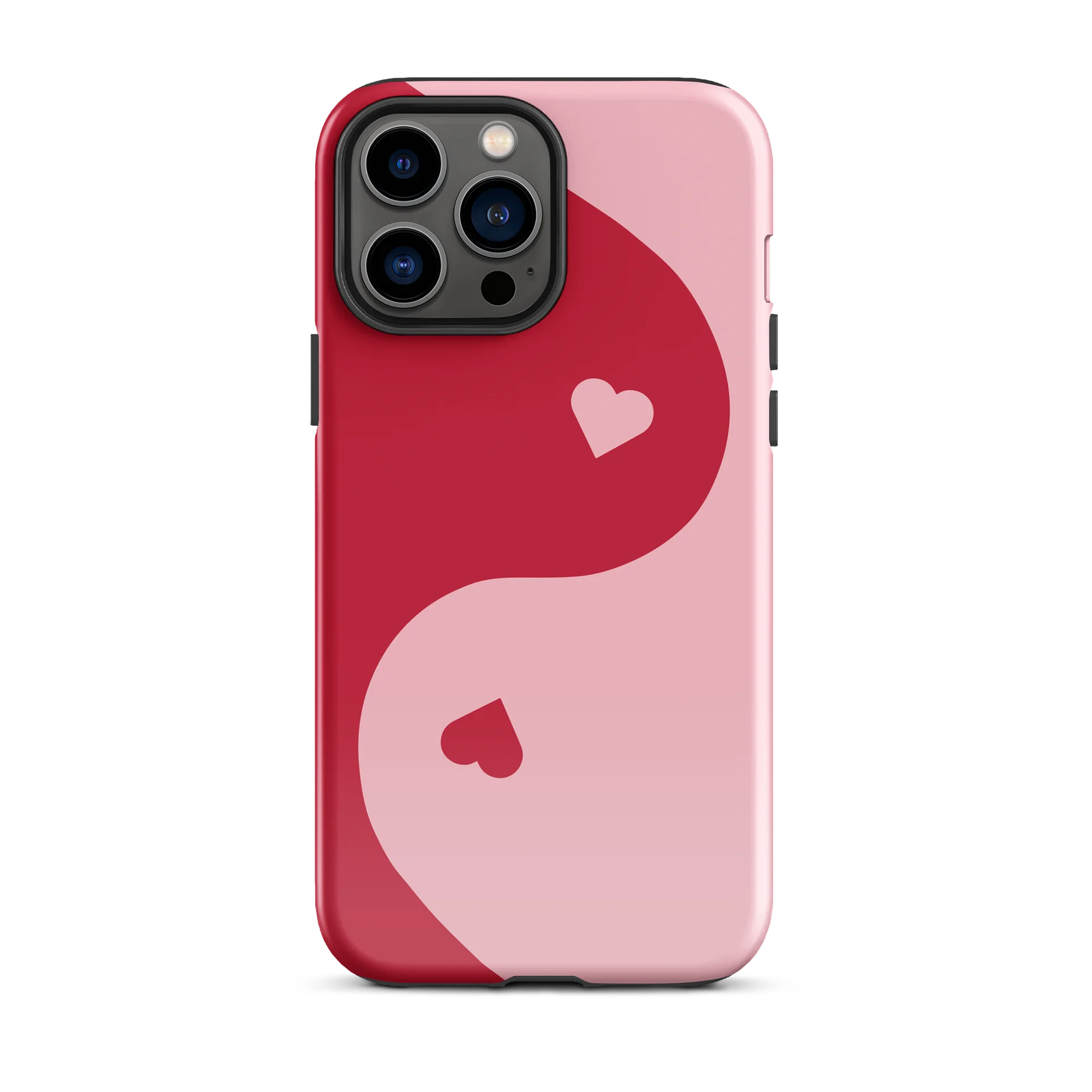 Cherry Love Yin Yang Heart iPhone Case product image (1)