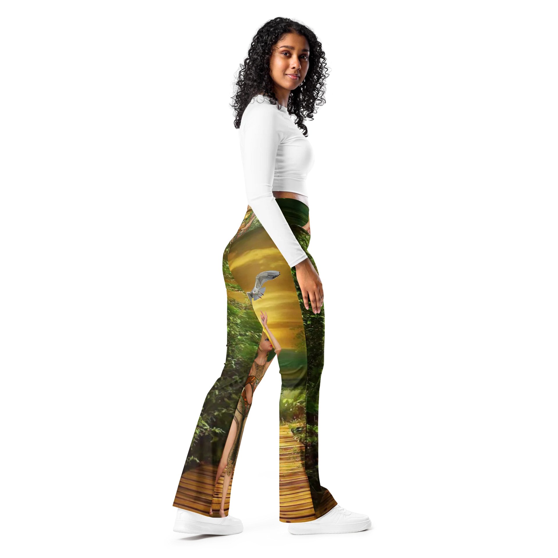 'Elven Stories - The Night of Your Return' Flare Leggings product image (9)