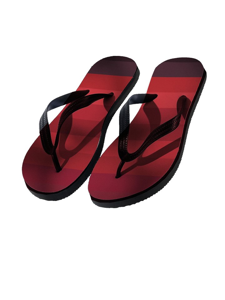 Crimson Gradient Flip-Flops product image (1)