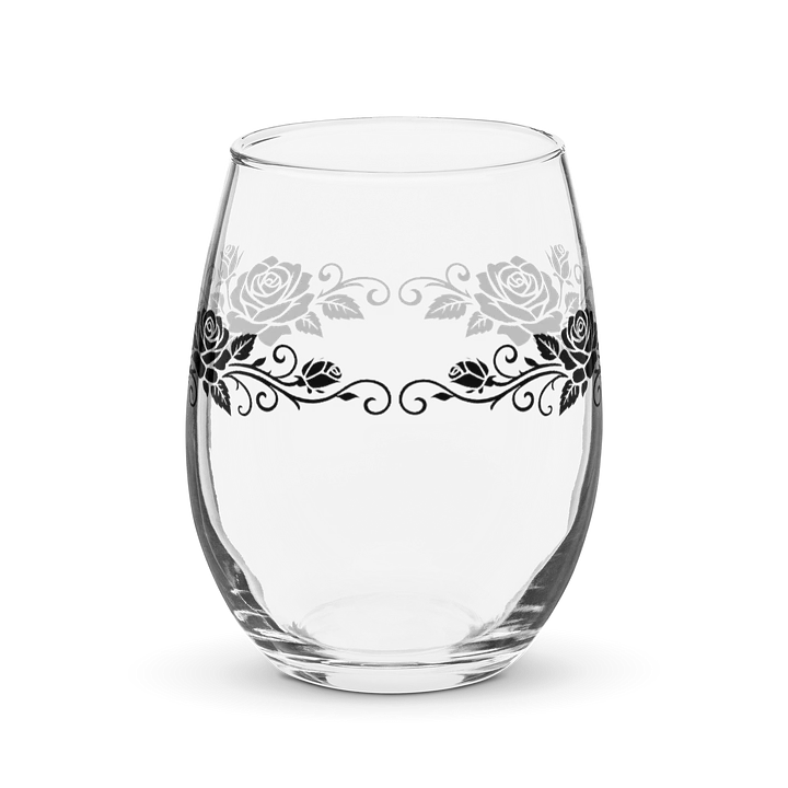 Spec's Roses Wine Glass product image (1)