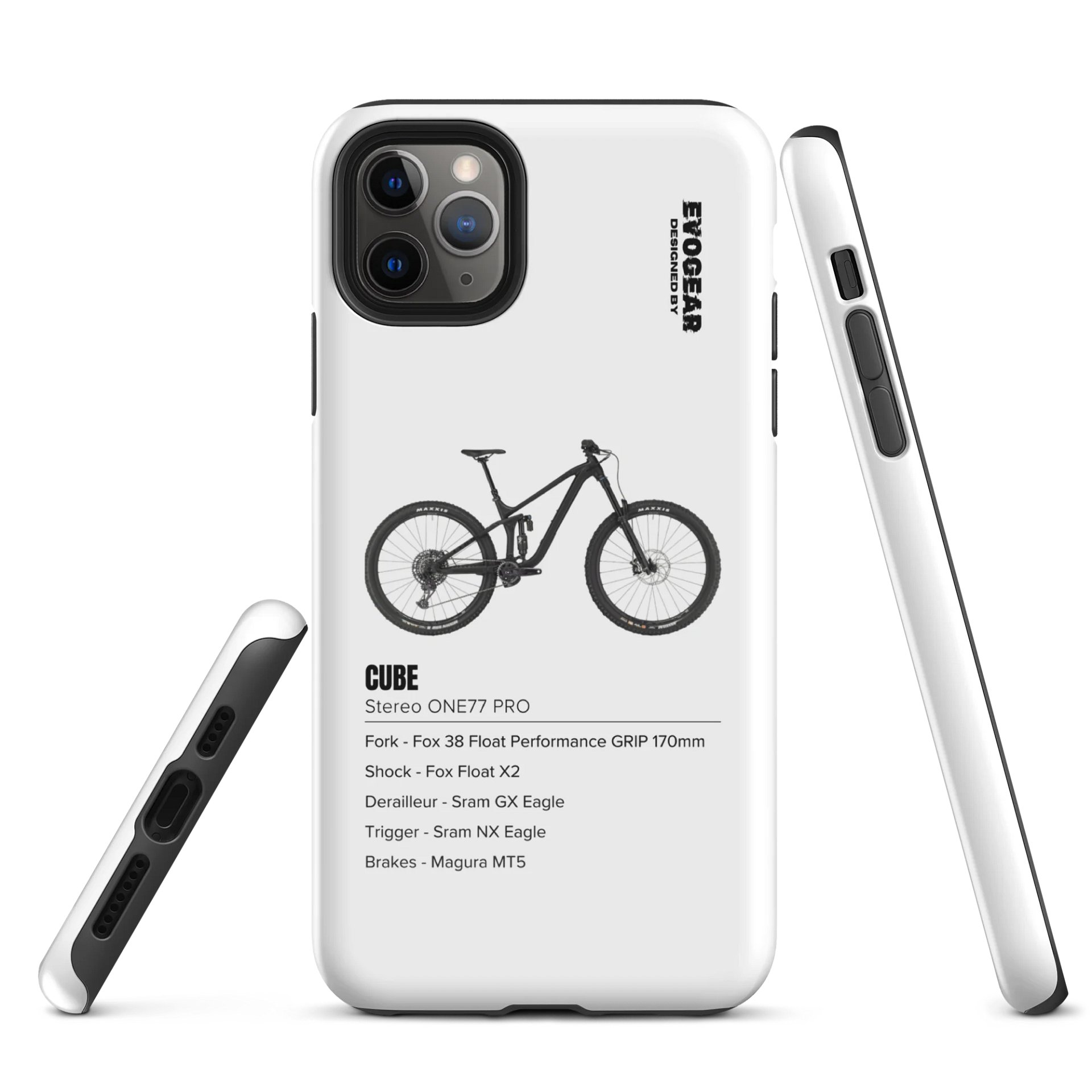 White CUBE Stereo ONE77 PRO iPhone Case product image (5)