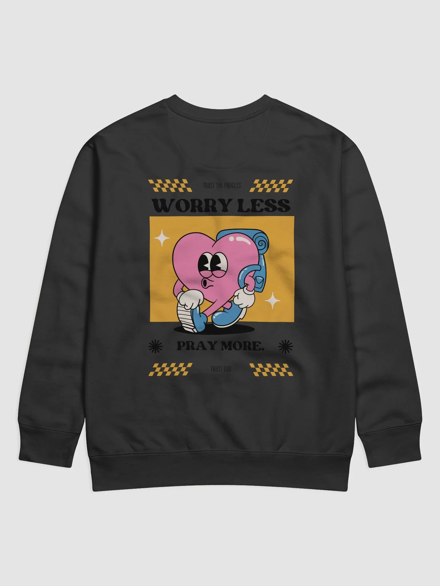 BlackSheep - Pray More Worry less sweatshirt product image (8)