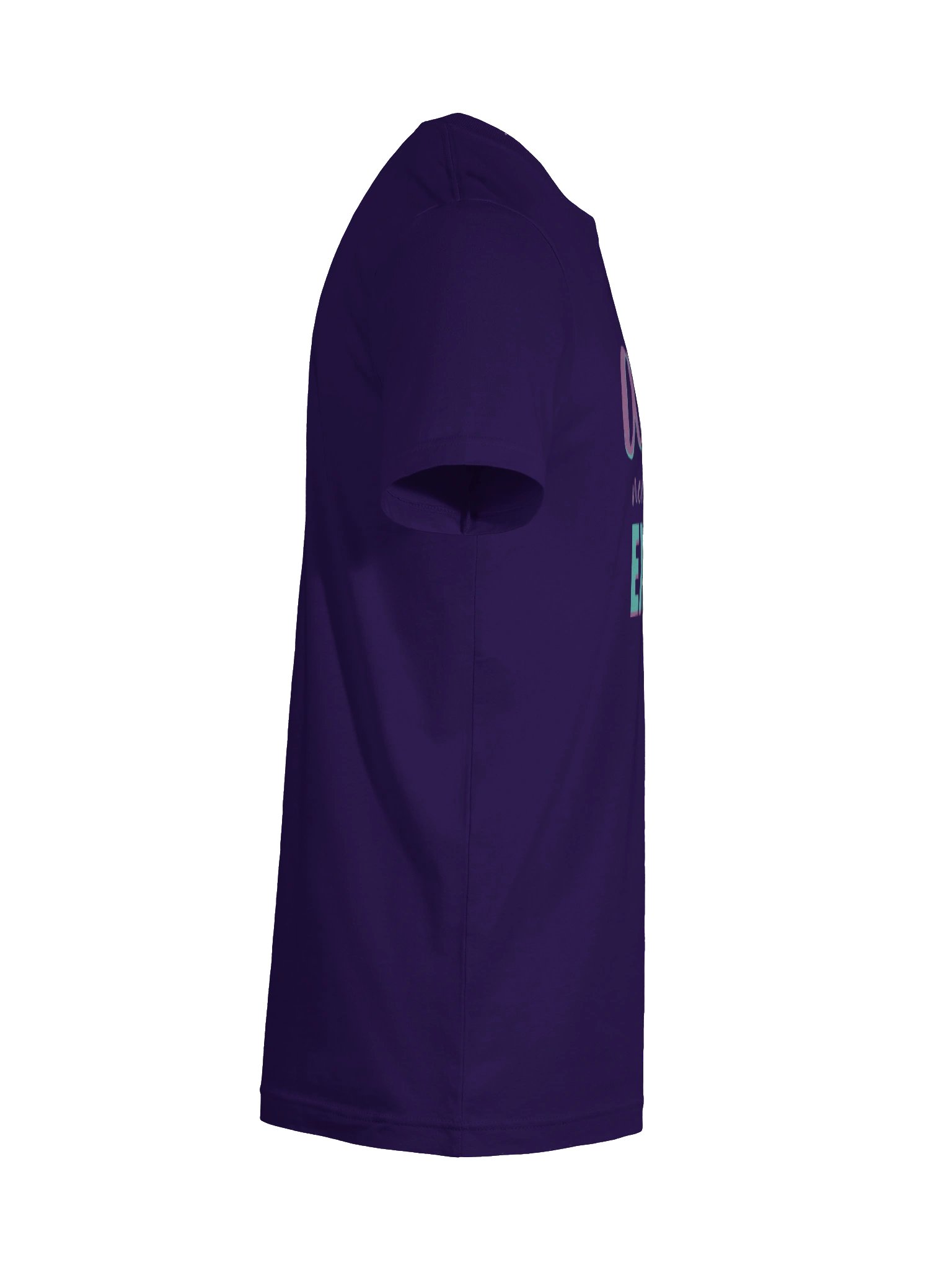 A jóság nem extrém sport_Unisex Bella + Canvas Póló_EQALL® Essentials_Lila / Türkisz product image (12)