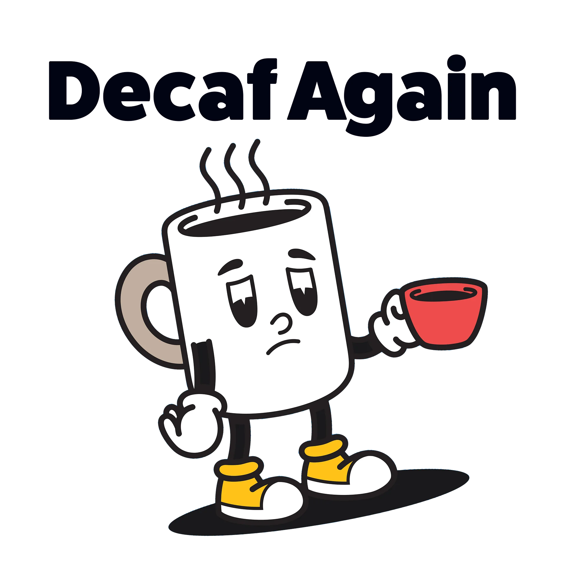 Decaf Again Ceramic Coffee Mug product image (2)
