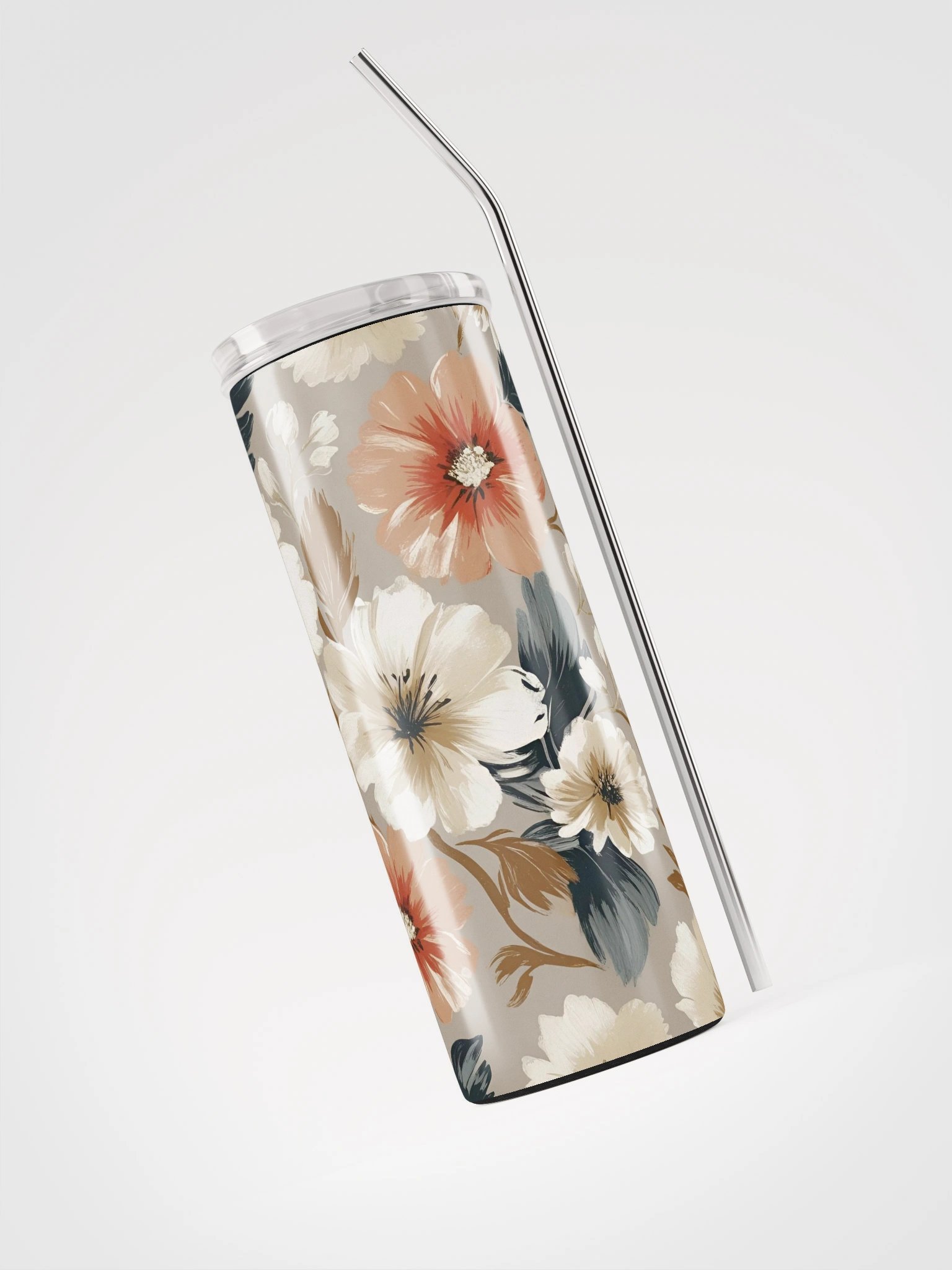 Floral Elegance Stainless Steel Tumbler product image (3)