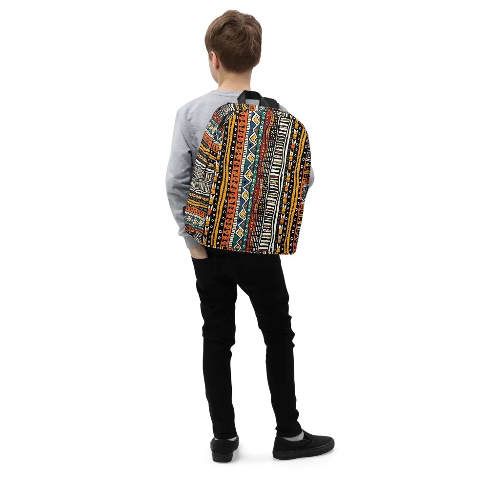 African Mudcloth Laptop Backpack product image (6)