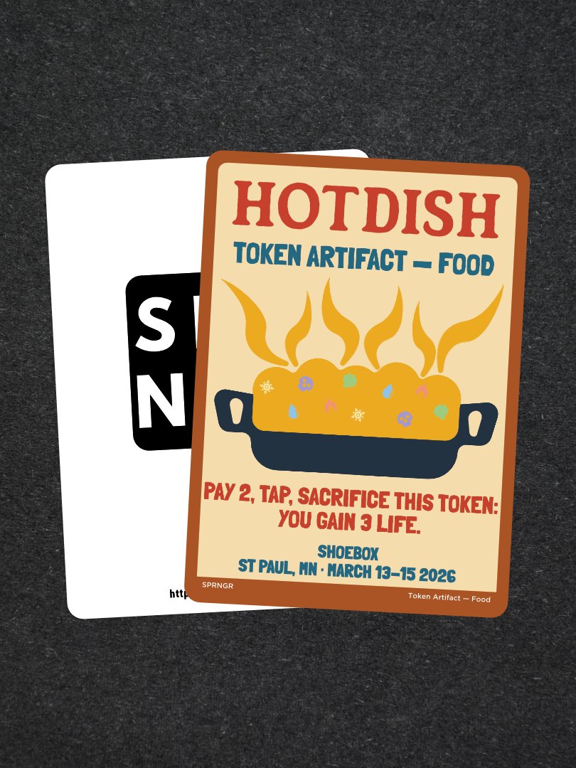 Convention Leftovers - Shoebox Hotdish Food Token product image (1)