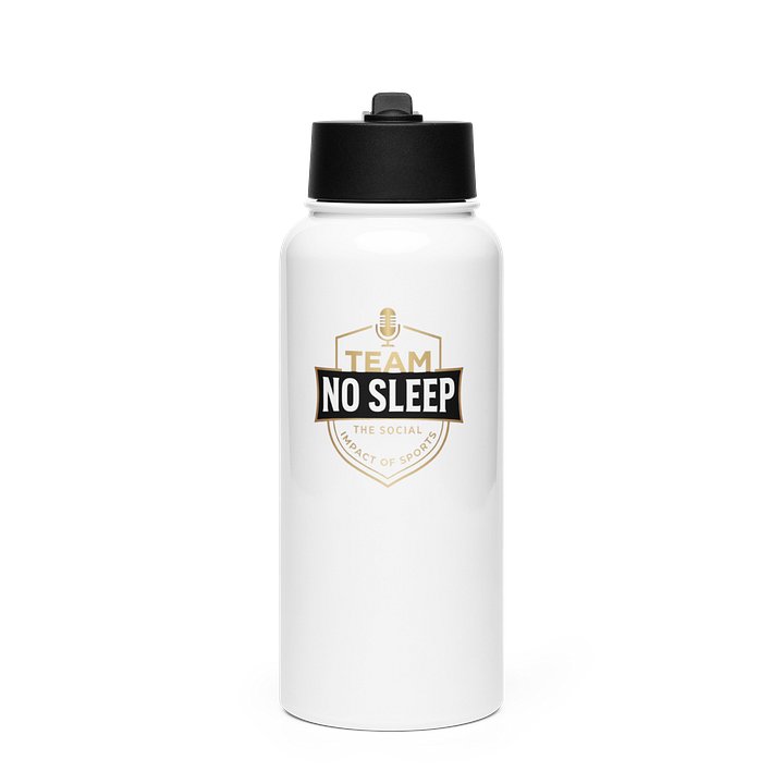 Team NO Sleep Stainless Steel Water Bottle product image (1)