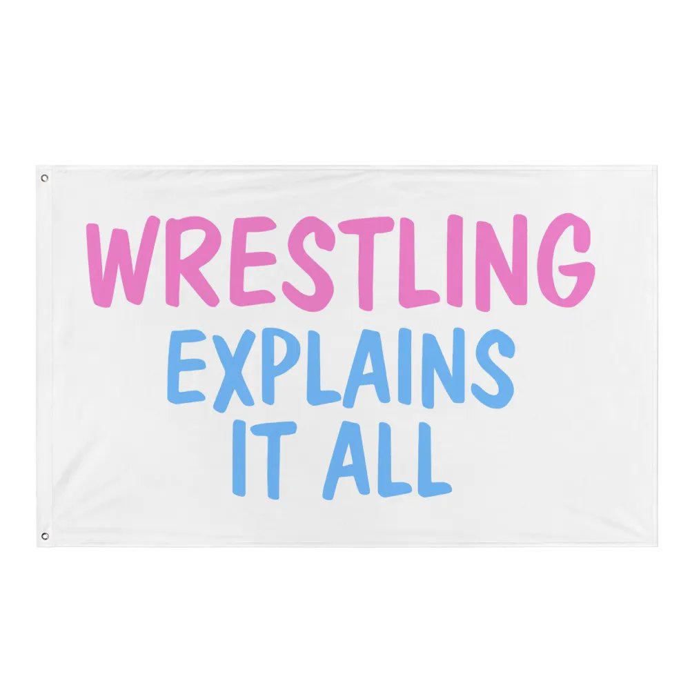 Wrestling Explains It All (Flag) product image (2)