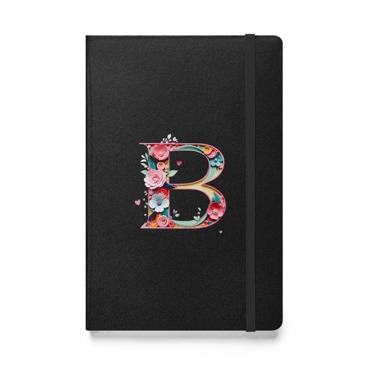 Valentine’s Monogram Letter B(2) Black Journal product image (1)