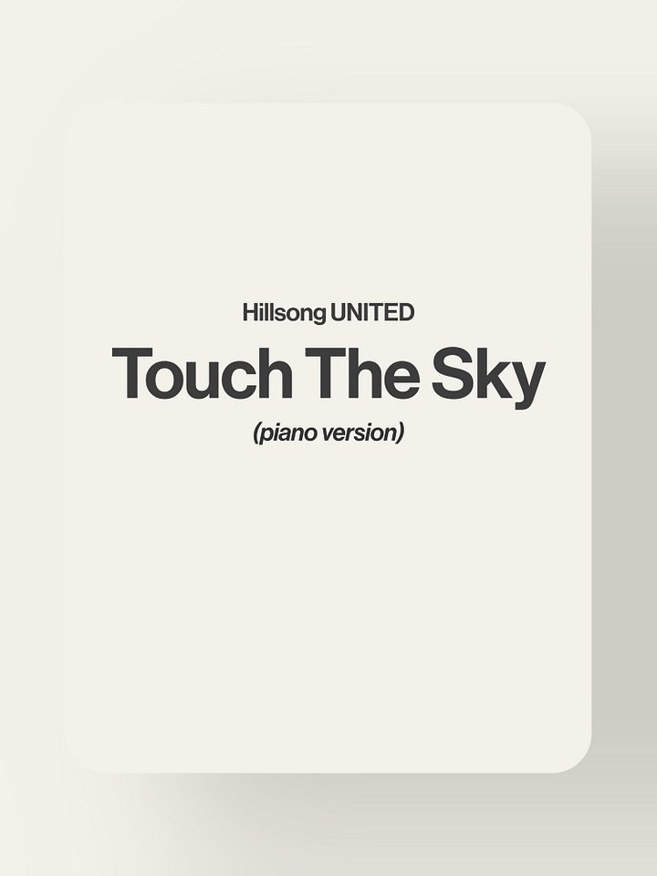 Touch The Sky - Hillsong UNITED product image (1)