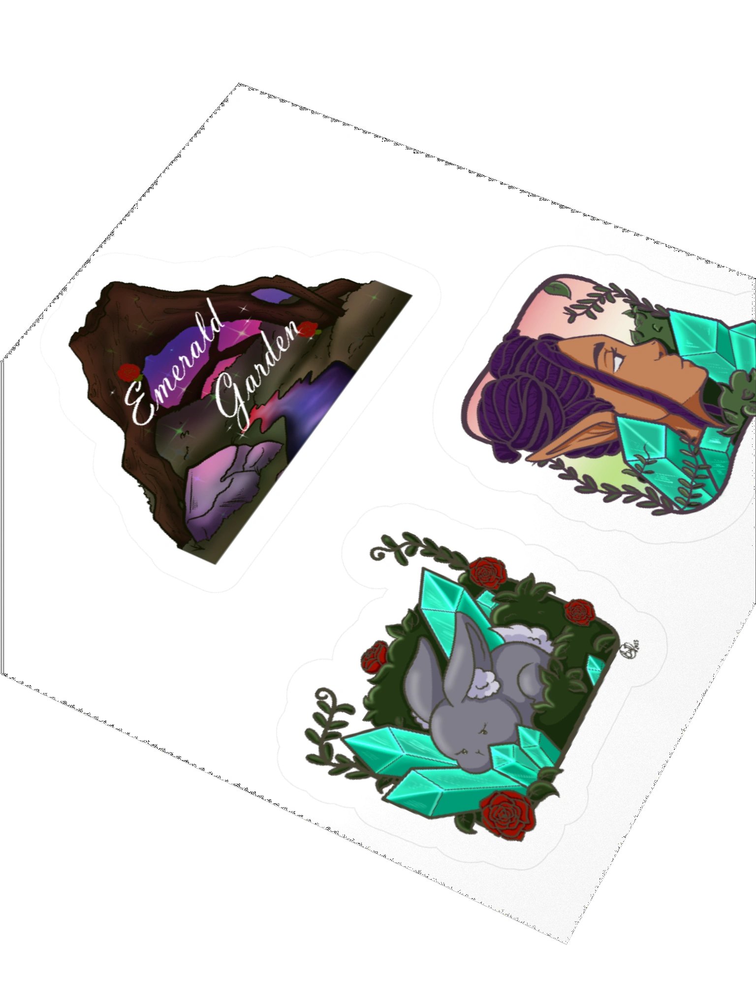 Emerald Garden stickers product image (7)