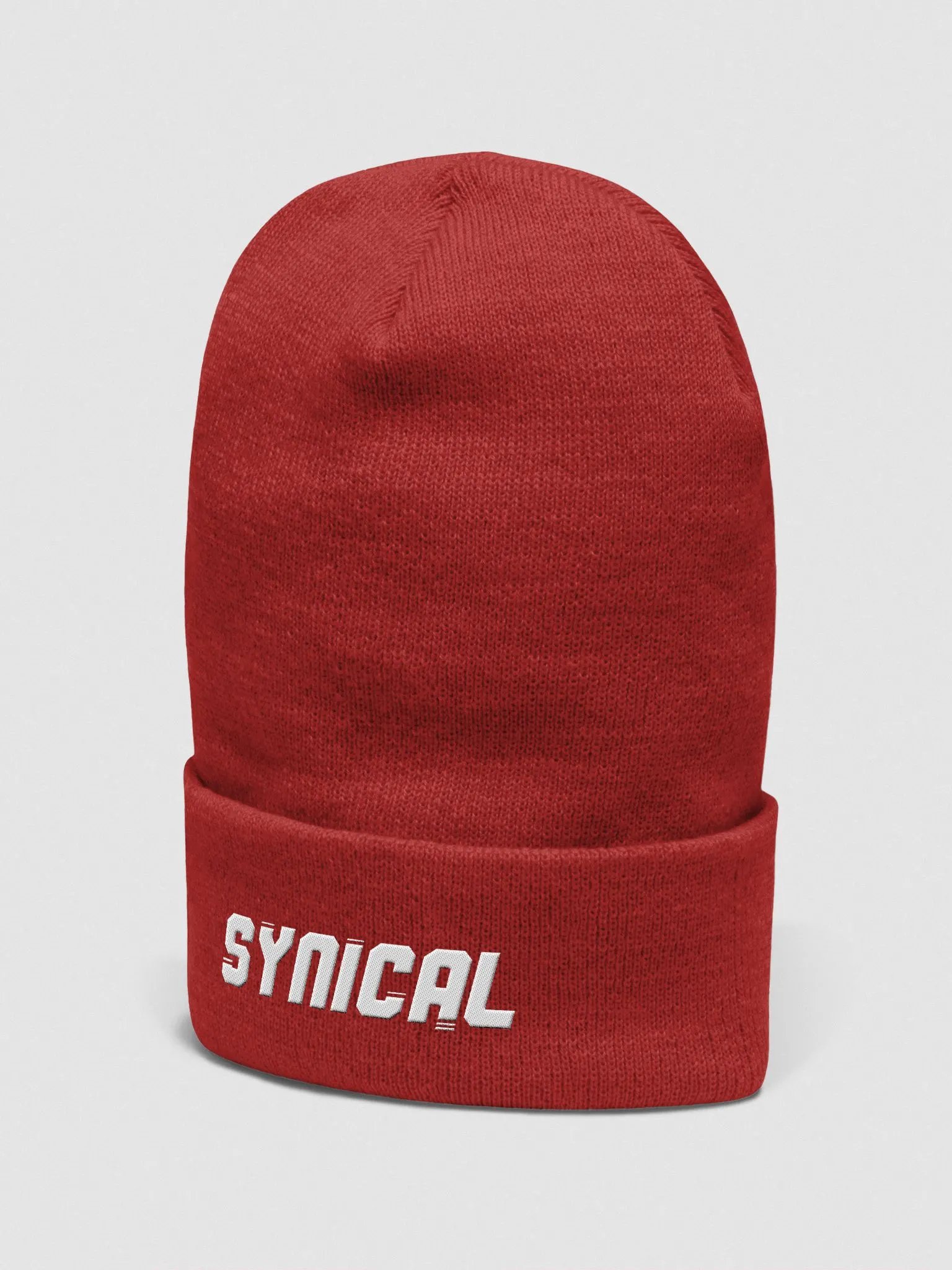 Synical White Text Beanie product image (14)