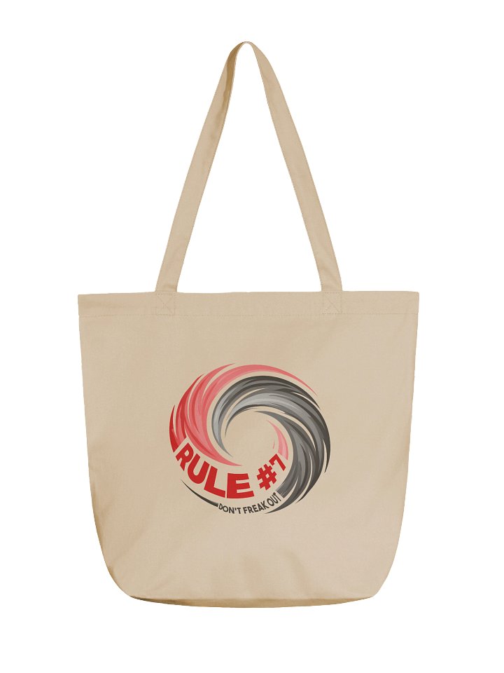 Rule #7 Tote Bag Pewter and Red product image (5)
