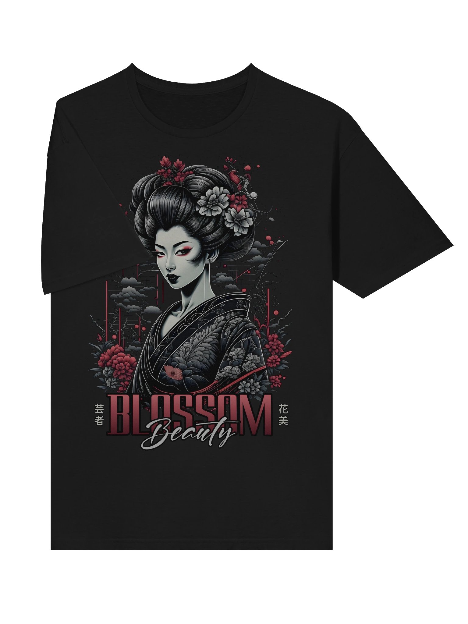 Blossom Beauty Geisha T-Shirt - Gildan Softstyle product image (3)