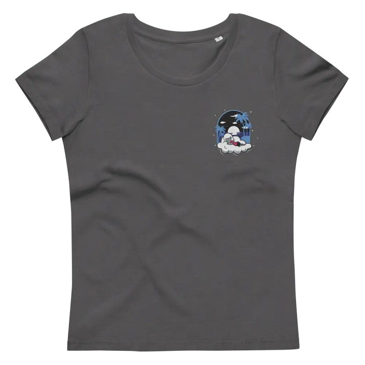 Cloudy Night Women's Fitted Tee Embroidered product image (8)