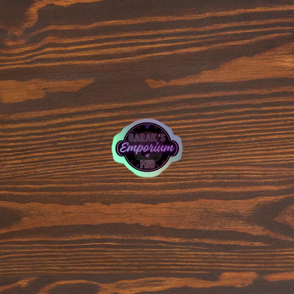 Garak Sticker The Emporium Holo Sticker | Garak's Emporium of Mid