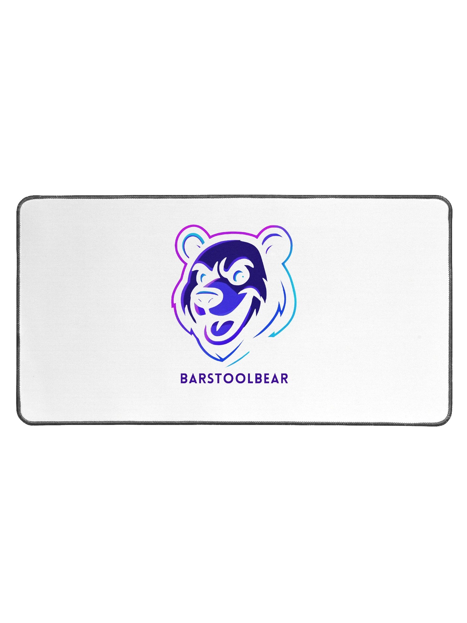 Neon Barstoolbear Desk Mat product image (1)