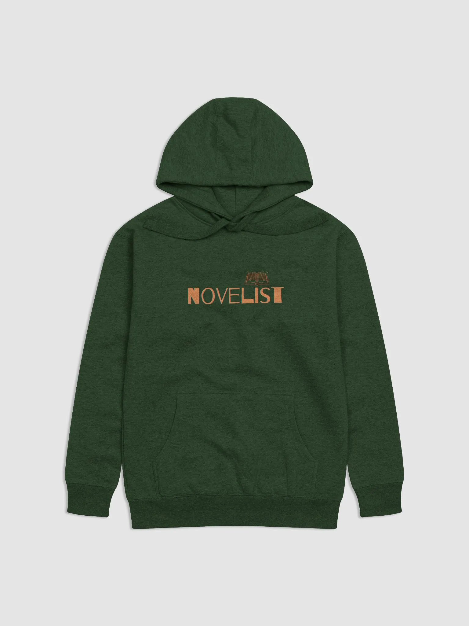 Novelist Unisex Hoodie in dark green product image (1)
