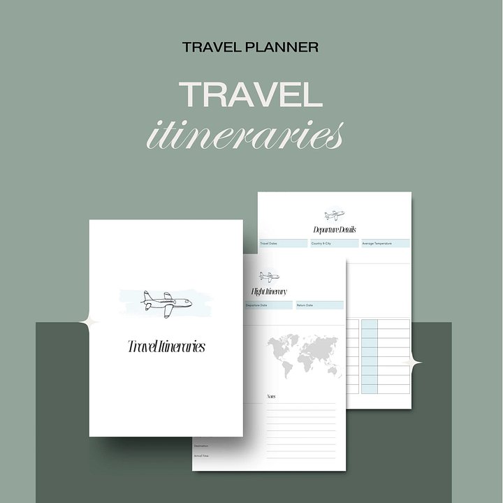 Ultimate Travel Planner | A5 & Letter Size product image (2)