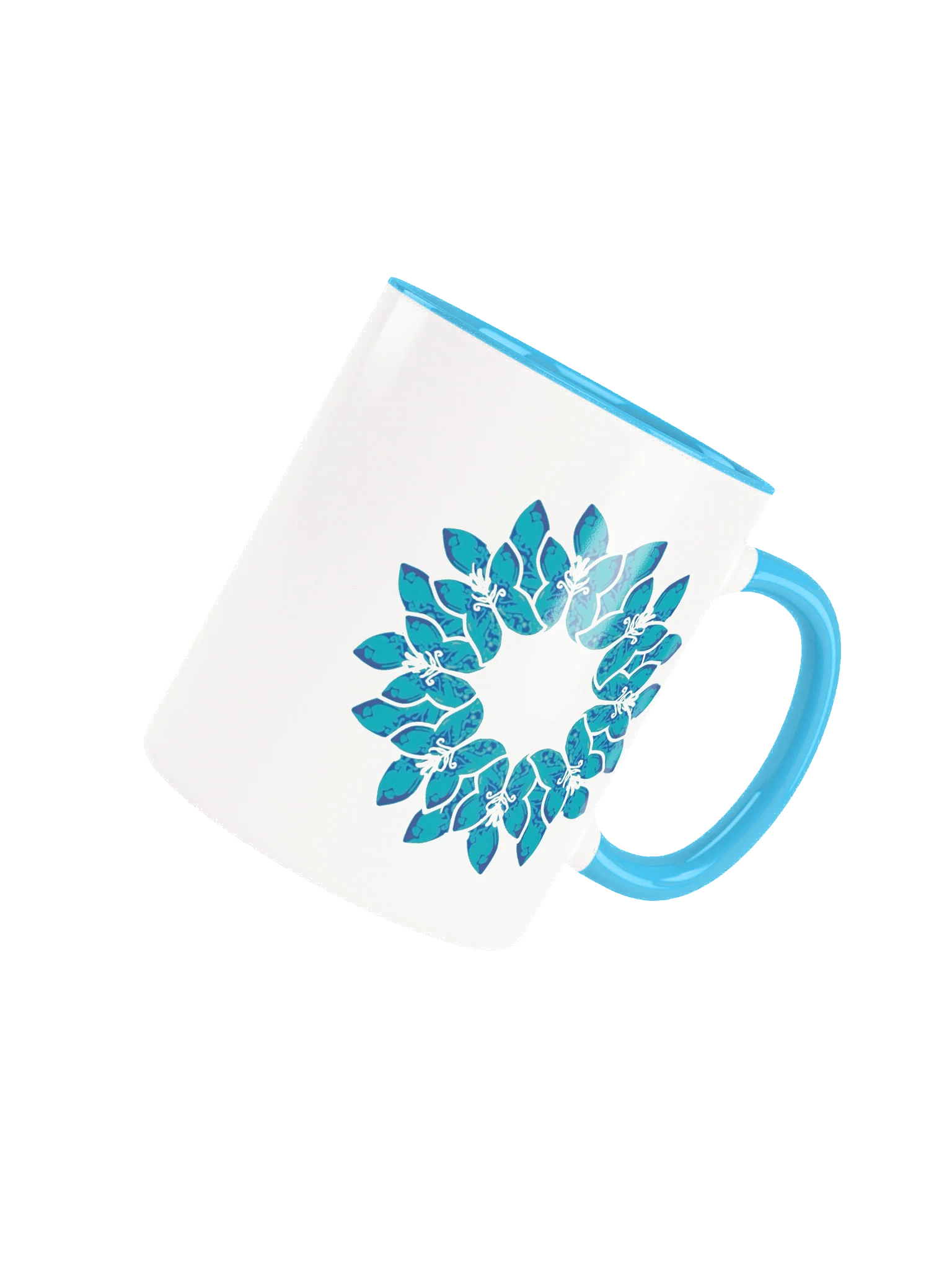 Aqua Flower mug product image (4)