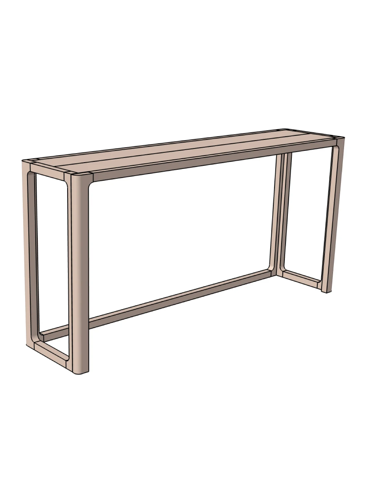 Bar Console Table Plans product image (1)
