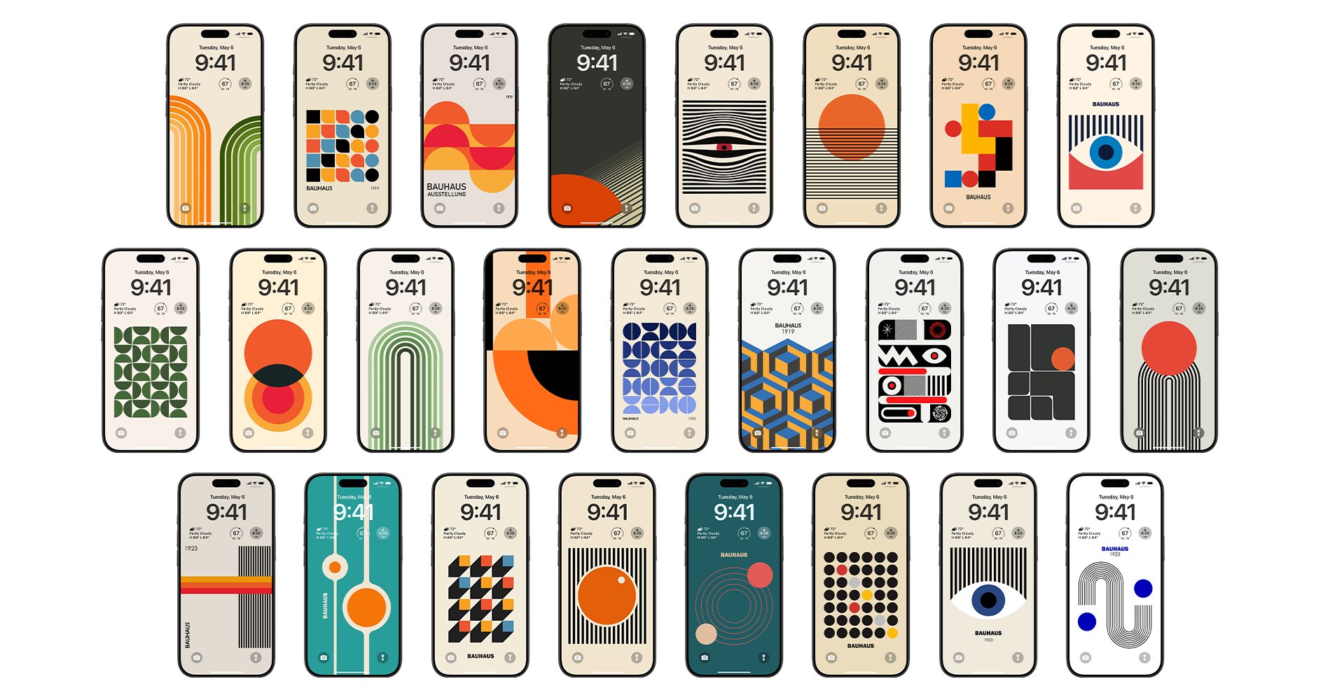 Bauhaus Minimal Wallpaper Pack product image (8)