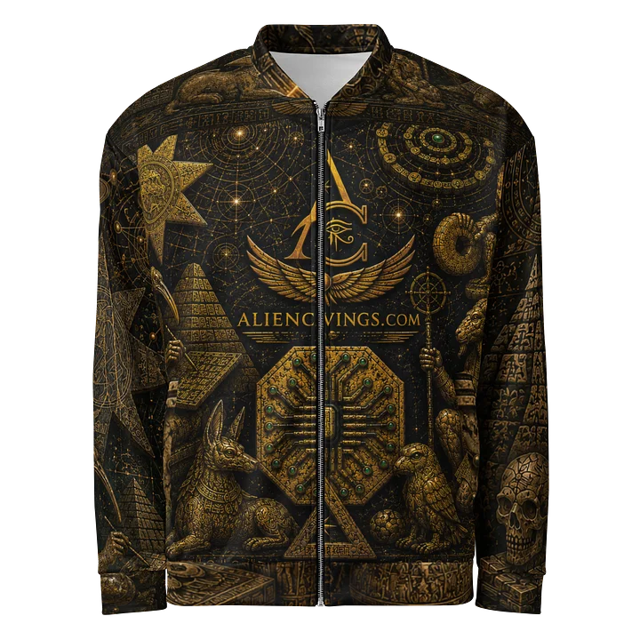 Aliencarving's Chipped World Bomber Jacket product image (1)