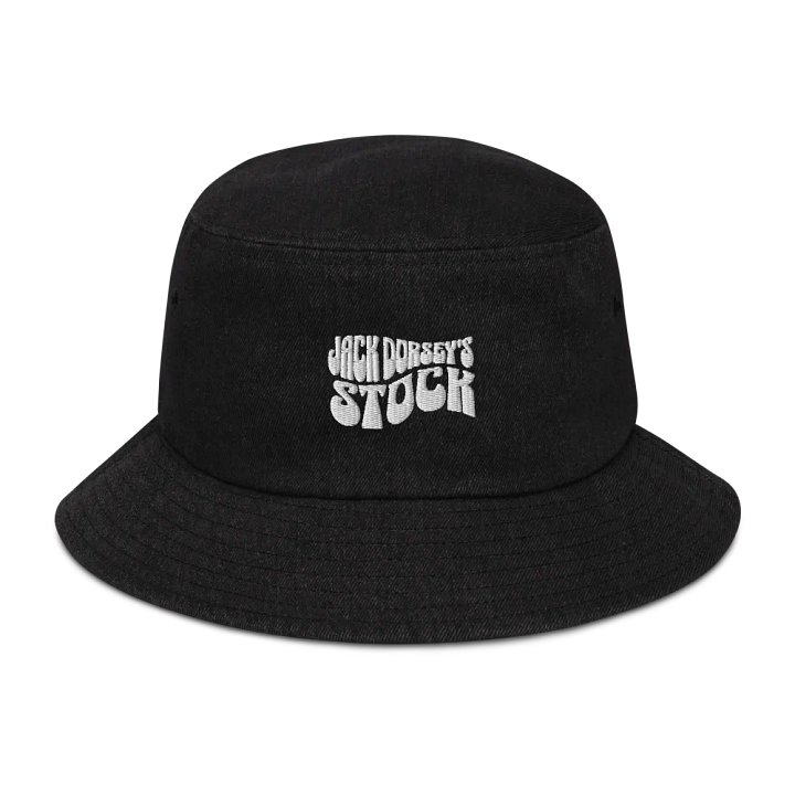 Jack Dorsey's Stock ( White Denim Bucket Hat) product image (1)