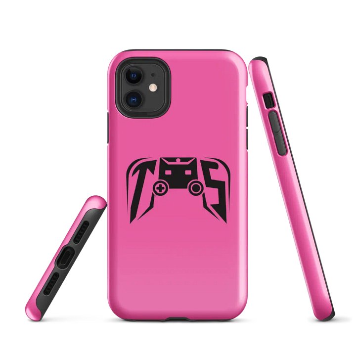 Tough Logo Case for iPhone® (Bubble Gum) product image (1)