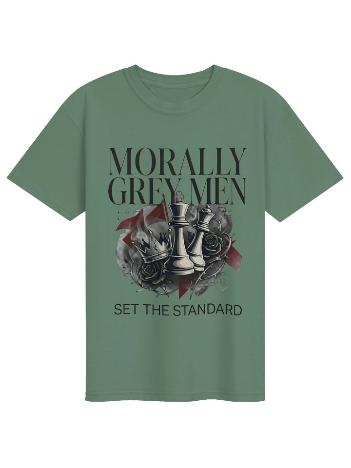 Morally Grey Men Set the Standard Dark Romance T-Shirt for Villain Lovers product image (1)