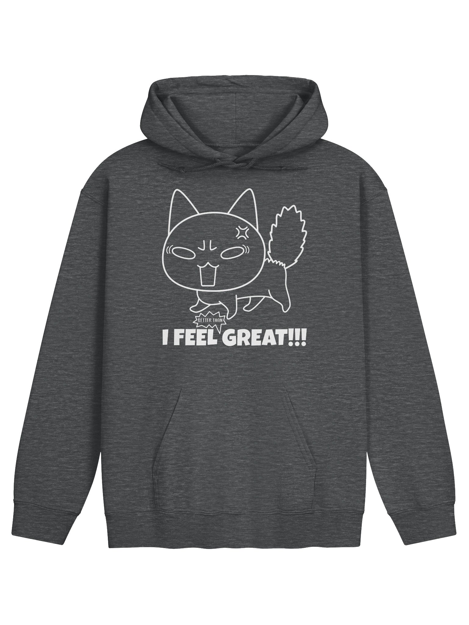 Ironic Emotional Expression - Unisex Adult Hoodie product image (1)